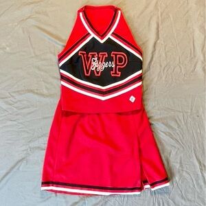 West Plains Zizzers Pro Cheerleading Uniform Cheerleader Costume Girls 14/16